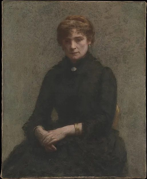 Portrait of a Woman — Henri Fantin-Latour — praca twórcy Julia Jabłońska na Freshwall Marketplace