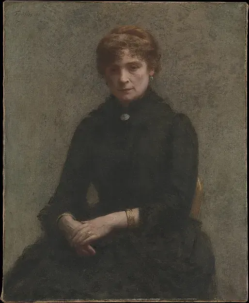 Portrait of a Woman — Henri Fantin-Latour — praca twórcy Julia Jabłońska na Freshwall Marketplace