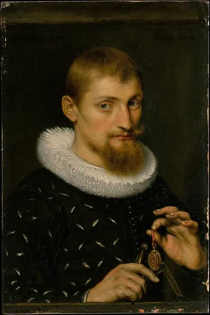 Portrait of a Man, Possibly an Architect or Geographer — Peter Paul Rubens — praca twórcy Paweł Pawlak na Freshwall Marketplace