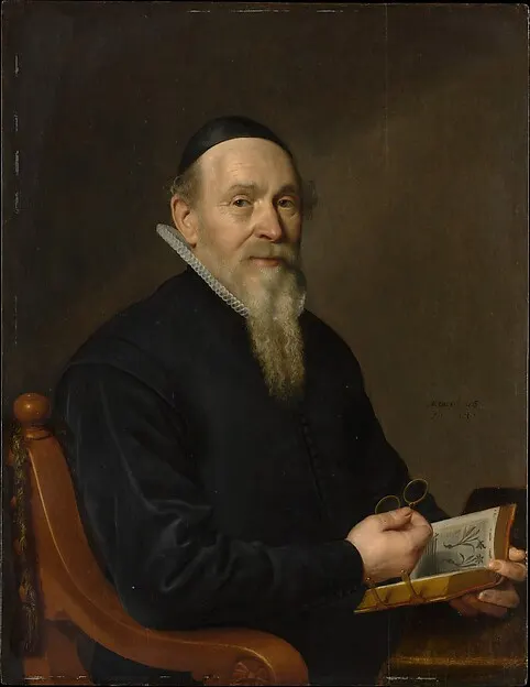 Portrait of a Man, Possibly a Botanist — David Bailly — praca twórcy Ewa Kaczmarek na Freshwall Marketplace