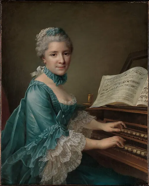 Portrait of a Woman, Said to be Madame Charles Simon Favart (Marie Justine Benoîte Duronceray, 1727–1772) — François Hubert Drouais — praca twórcy Julia Kaczmarek na Freshwall Marketplace