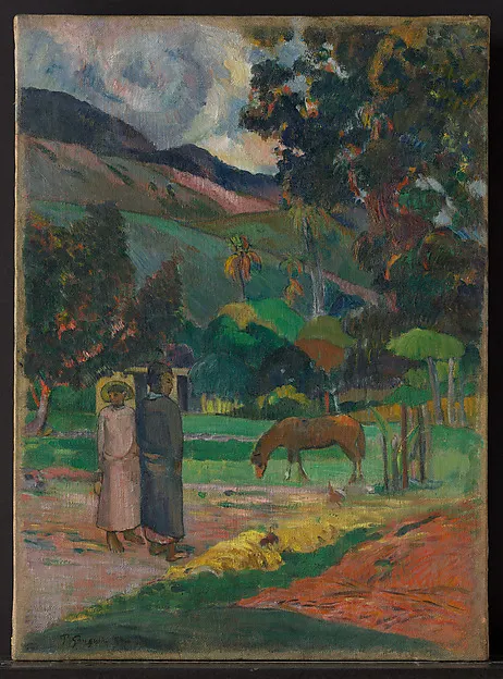 Tahitian Landscape — Paul Gauguin — praca twórcy Katarzyna Mazur na Freshwall Marketplace