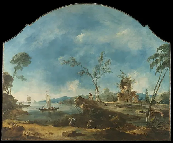 Fantastic Landscape — Francesco Guardi — praca twórcy Jakub Sadowska na Freshwall Marketplace