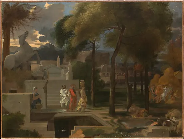 A Classical Landscape — Sébastien Bourdon — praca twórcy Ewa Jabłońska na Freshwall Marketplace