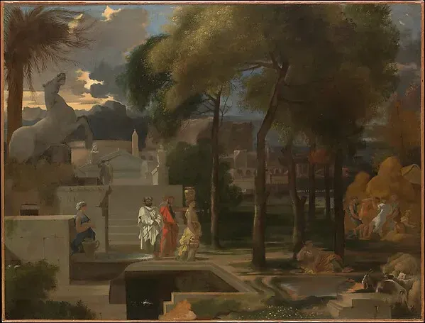 A Classical Landscape — Sébastien Bourdon — praca twórcy Ewa Jabłońska na Freshwall Marketplace