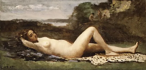 Bacchante in a Landscape — Camille Corot — praca twórcy Antoni Krawczyk na Freshwall Marketplace