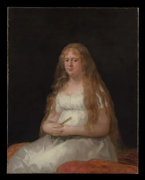Josefa de Castilla Portugal y van Asbrock de Garcini (1775–about 1850) — Goya (Francisco de Goya y Lucientes) — praca twórcy Magdalena Walczak na Freshwall Marketplace
