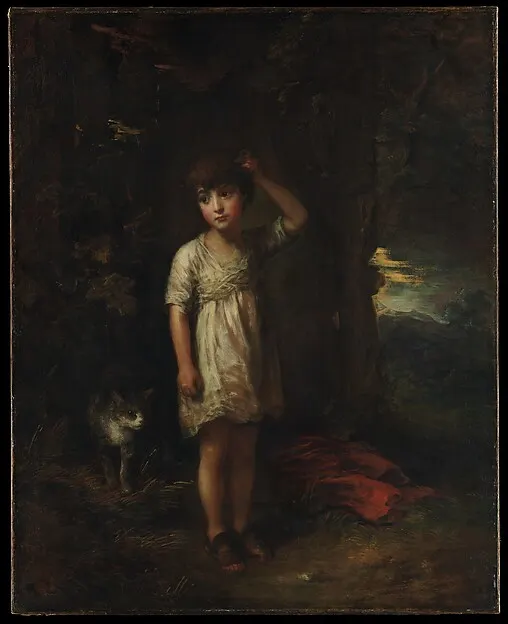 A Boy with a Cat—Morning — Thomas Gainsborough — praca twórcy Marcin Sikora na Freshwall Marketplace