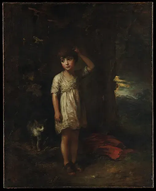 A Boy with a Cat—Morning — Thomas Gainsborough — praca twórcy Marcin Sikora na Freshwall Marketplace