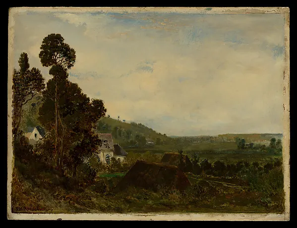 An Old Chapel in a Valley — Théodore Rousseau — praca twórcy Bartosz Michalski na Freshwall Marketplace