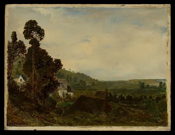 An Old Chapel in a Valley — Théodore Rousseau — praca twórcy Bartosz Michalski na Freshwall Marketplace