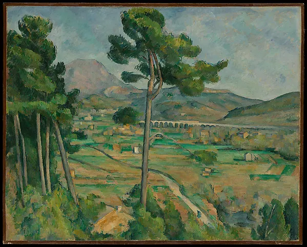 Mont Sainte-Victoire and the Viaduct of the Arc River Valley — Paul Cézanne — praca twórcy Aleksandra Baran na Freshwall Marketplace