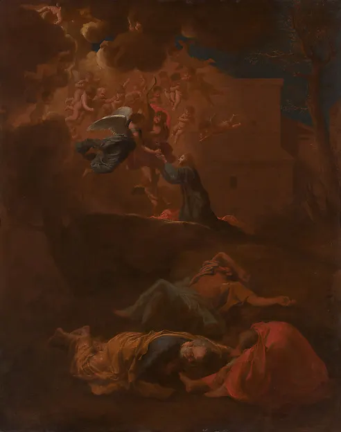 The Agony in the Garden — Nicolas Poussin — praca twórcy Marta Król na Freshwall Marketplace
