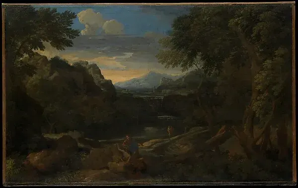 Imaginary Landscape — Gaspard Dughet — praca twórcy Tomasz Pawlak na Freshwall Marketplace