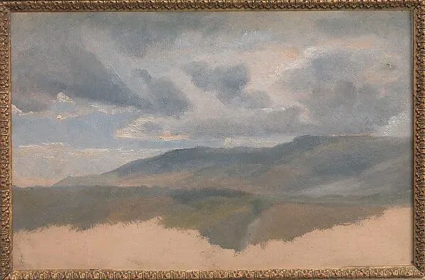 Landscape Study with Clouds — Emile Loubon — praca twórcy Katarzyna Kamińska na Freshwall Marketplace
