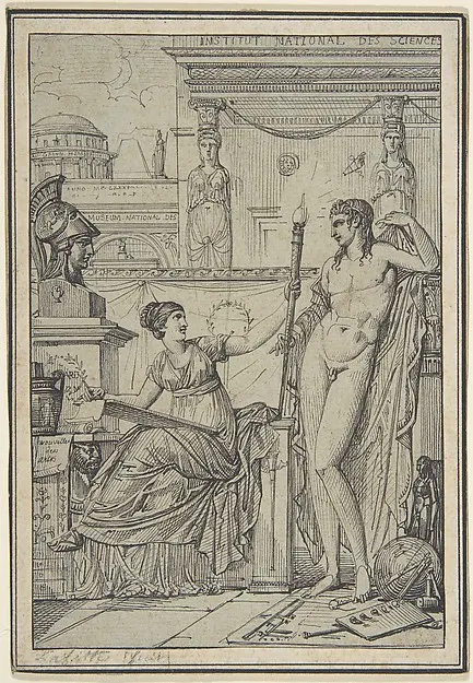 Design for an Allegorical Print — Louis Lafitte — praca twórcy Dorota Zając na Freshwall Marketplace