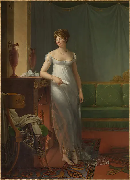 Madame Charles Maurice de Talleyrand Périgord (1761–1835) — baron François Gérard — praca twórcy Aleksandra Baran na Freshwall Marketplace