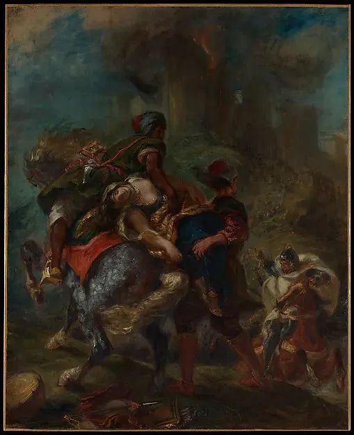 The Abduction of Rebecca — Eugène Delacroix — praca twórcy Dawid Grabowska na Freshwall Marketplace