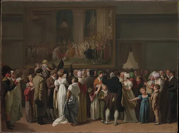 The Public Viewing David's \ — Louis Léopold Boilly — praca twórcy Tomasz Pawlak na Freshwall Marketplace