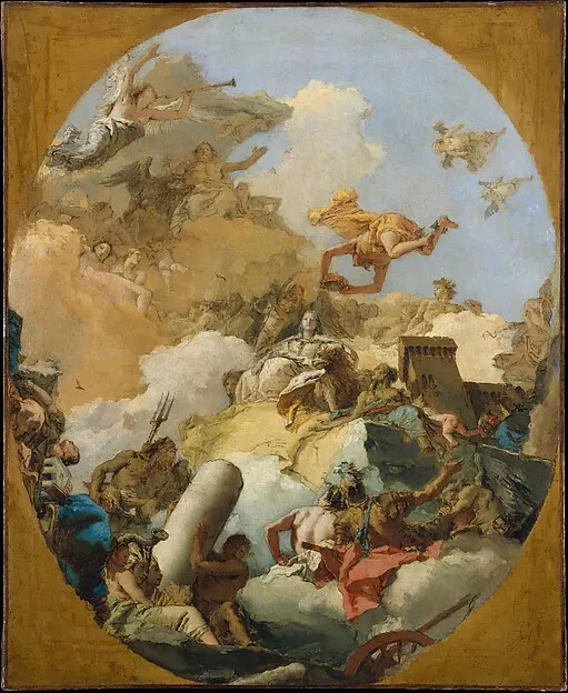 The Apotheosis of the Spanish Monarchy — Giovanni Battista Tiepolo — praca twórcy Paweł Kowalczyk na Freshwall Marketplace