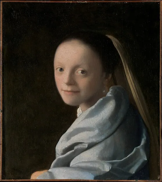 Study of a Young Woman — Johannes Vermeer — praca twórcy Beata Głowacki na Freshwall Marketplace
