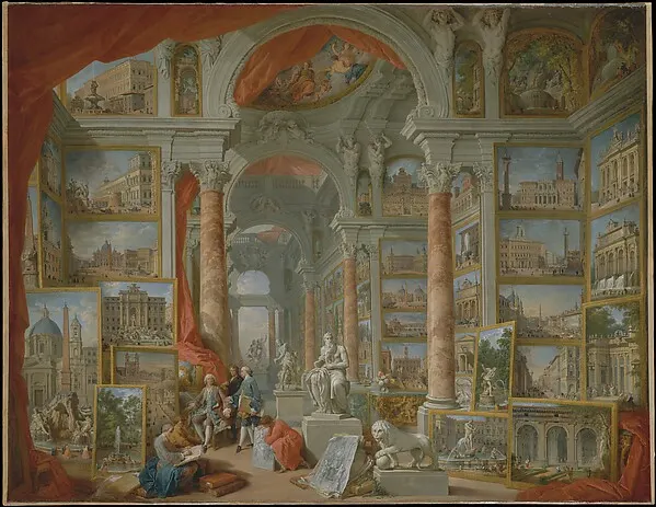 Modern Rome — Giovanni Paolo Panini — praca twórcy Agnieszka Lewandowski na Freshwall Marketplace