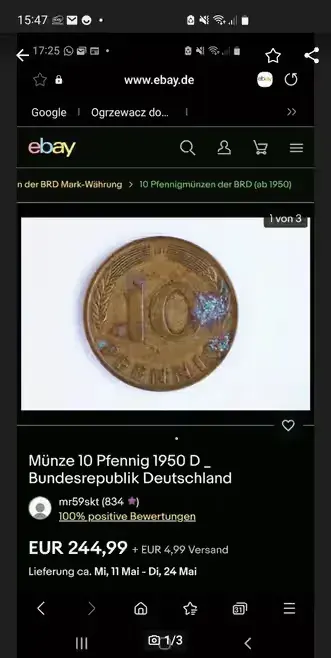 10 fenigow 1950 D. — praca twórcy Marcin Lipnicki na Freshwall Marketplace