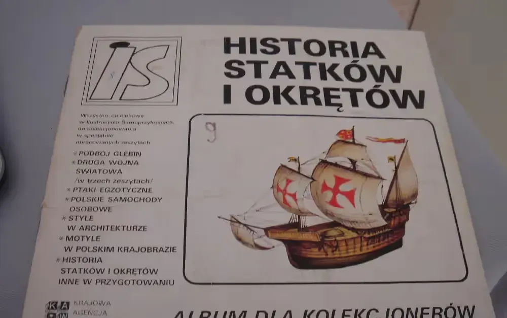Album kolekcjonerski Historia statków i okrętów — praca twórcy Artur na Freshwall Marketplace
