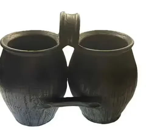 Ceramika ludowa siwaki dwojaki  wys 24 cm — praca twórcy Antykwariat Filemon na Freshwall Marketplace