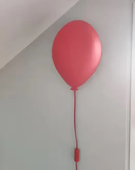 Czerwona lampa lampka Balon — praca twórcy Łukasz na Freshwall Marketplace