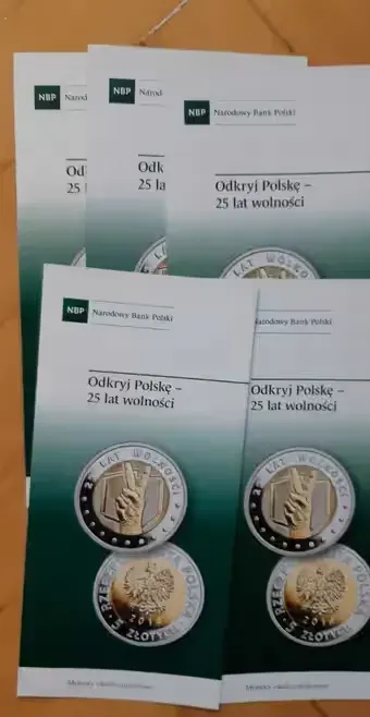 foldery do monet 5 zł Odkryj Polskę -25 lat wolności  , 5 sztuk — praca twórcy artur na Freshwall Marketplace