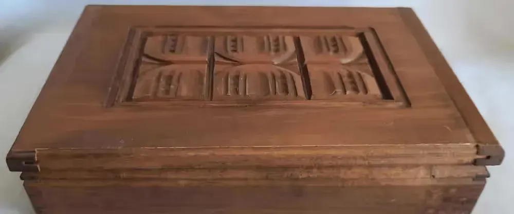 Humidor Szkatułka Góralska Drewno Cepelia Vintage PRL — praca twórcy galeriaszafa na Freshwall Marketplace