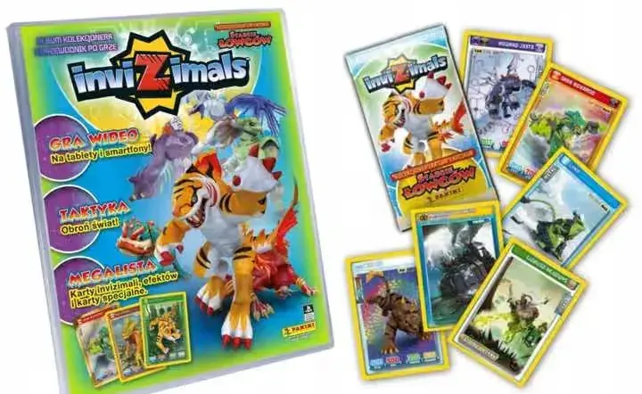 INVIZIMALS Starcie Łowców Album + 90 kart — praca twórcy Monika na Freshwall Marketplace