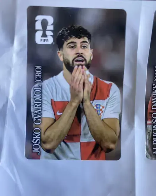 Joško Gvardiol FIFA 2026 Coca-Cola Panini — praca twórcy Ruslan na Freshwall Marketplace