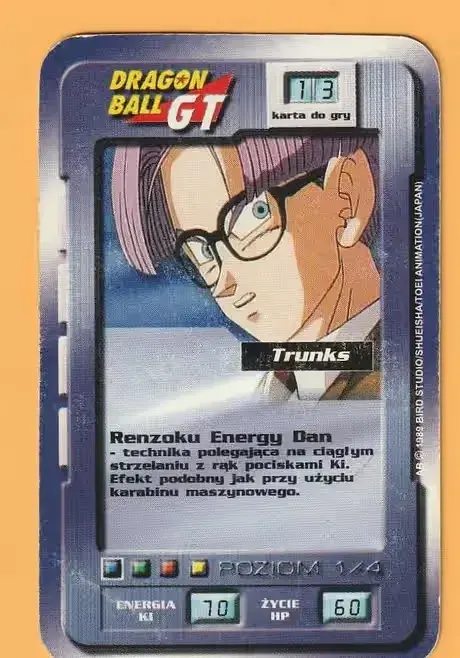 Karta Dragon Ball - TRUNKS — praca twórcy Vidoq na Freshwall Marketplace