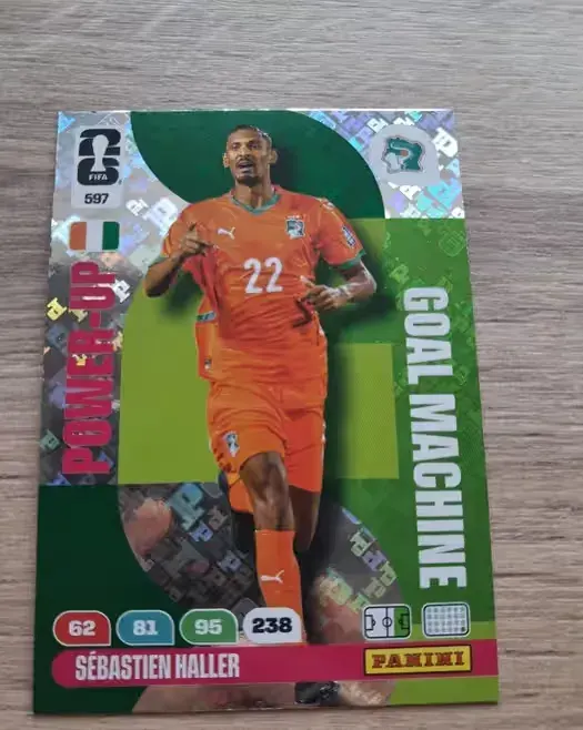 Karta panini sébsstien haller 597  mś 2026 — praca twórcy Mariusz na Freshwall Marketplace