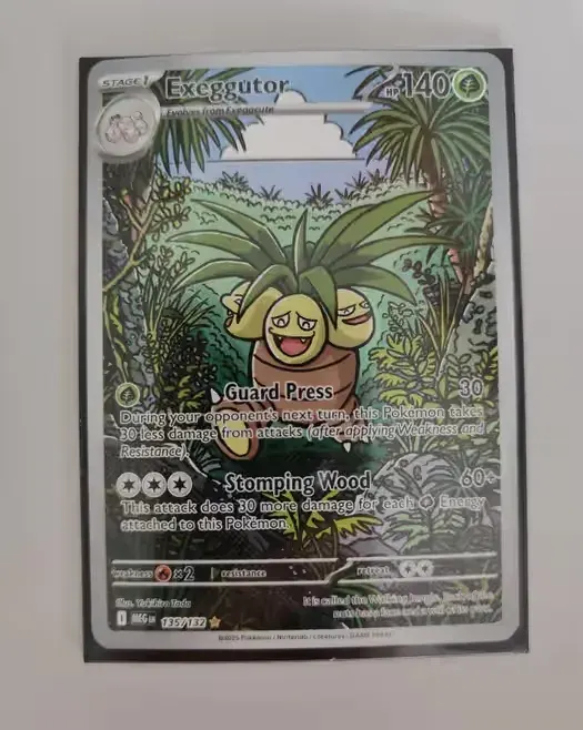 Karta pokemon Exeggutor — praca twórcy Mateusz na Freshwall Marketplace