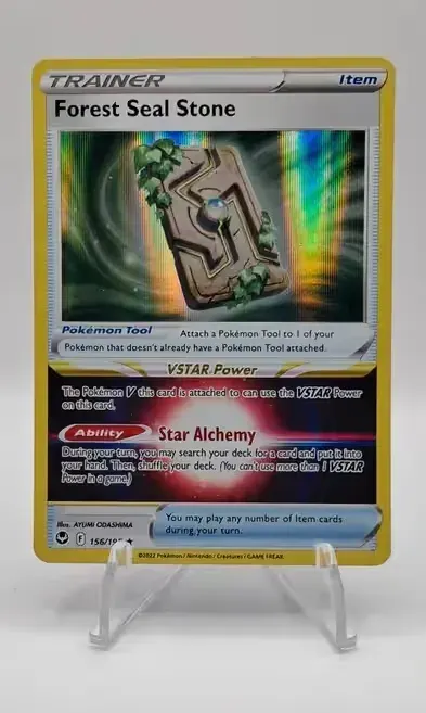 Karta pokemon Forest Seal Stone 156/195 — praca twórcy mariusz na Freshwall Marketplace