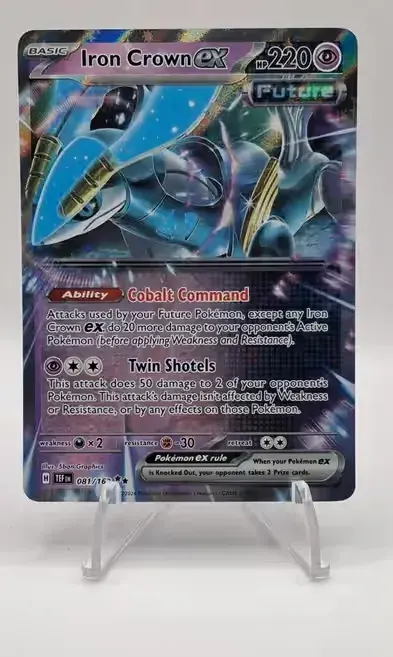 Karta pokemon Iron Crown EX 081/162 — praca twórcy mariusz na Freshwall Marketplace