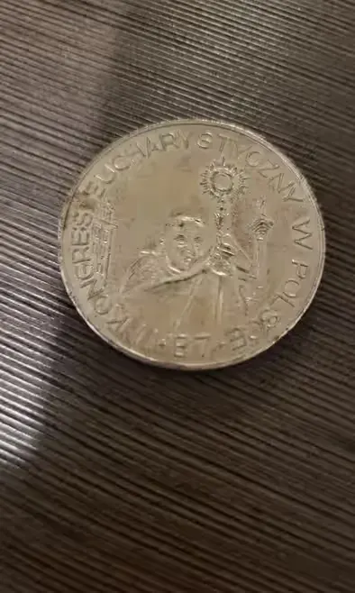 Kongres Eucharystyczny moneta 1987 — praca twórcy Marcin na Freshwall Marketplace