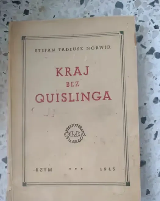 Książka Kraj bez Quislinga 1945 Rzym — praca twórcy Marcin na Freshwall Marketplace