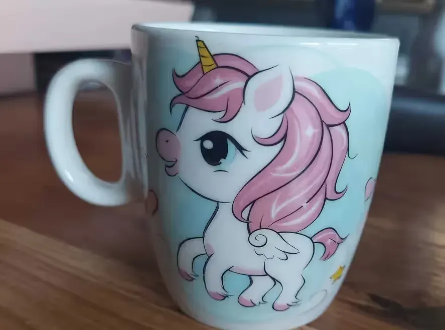 Kubek Jednorożec Unicorn poj.200 ml — praca twórcy Wanda na Freshwall Marketplace