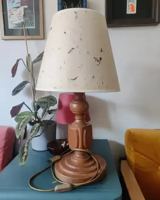 Lampa Asmuth-Leuchten drewniana — praca twórcy Kasia na Freshwall Marketplace