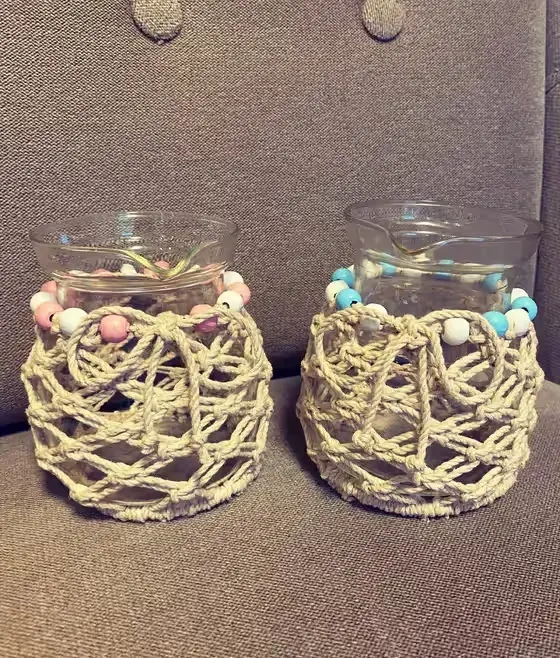 Lampion boho, makrama, rękodzieło — praca twórcy Ania na Freshwall Marketplace