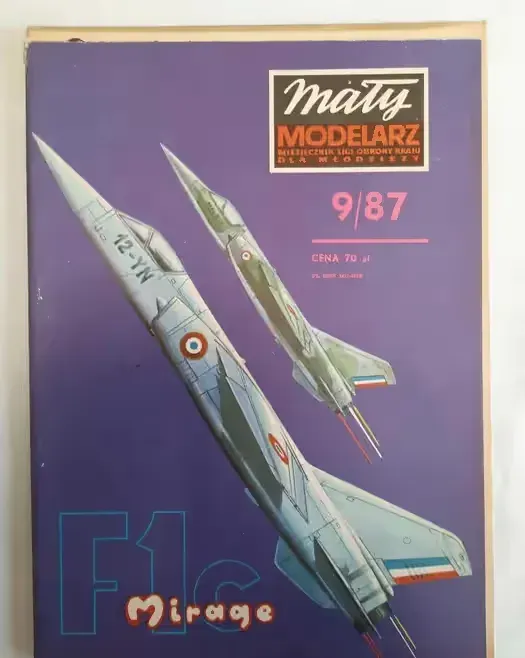 Mały Modelarz 9/87 Samolot F 1 C Mirage — praca twórcy galeriaszafa na Freshwall Marketplace