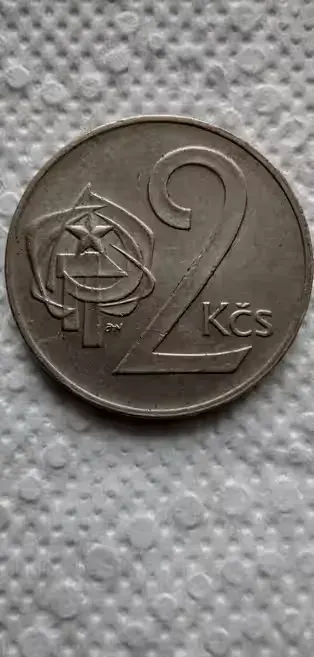 Moneta 2 korony czeskie z 1972 roku — praca twórcy Tomasz na Freshwall Marketplace