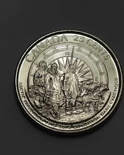 Moneta okolicznościowa Kanada 25 centów 2013r. Elizabeth II - stan okołomenniczy — praca twórcy Robert na Freshwall Marketplace