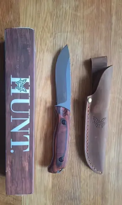 Nóż myśliwski kopia(Benchmade)Full Tang,stal  S30V. — praca twórcy Marcin na Freshwall Marketplace