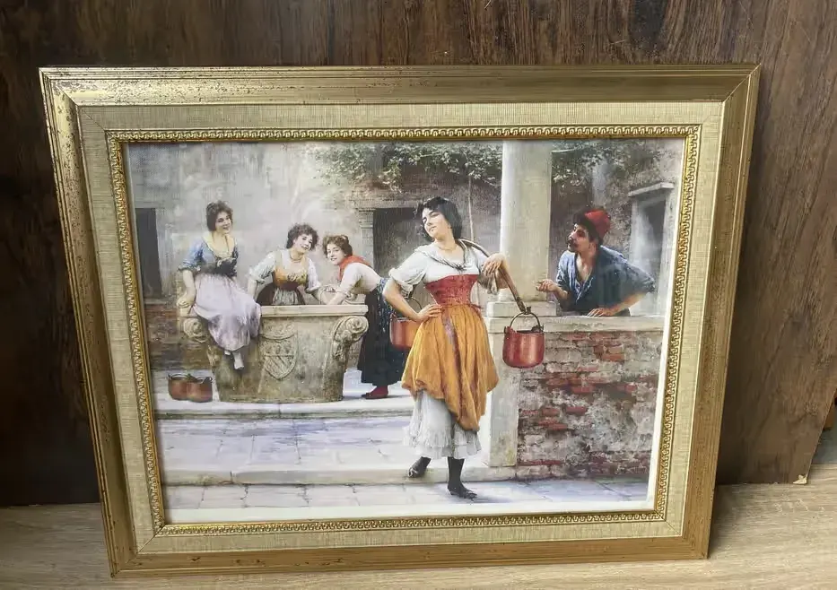 Obraz Showing off in the Piazza — praca twórcy Krystyna na Freshwall Marketplace