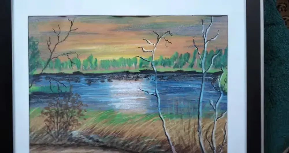 Obraz wykonany techniką pastel. Sygnowany. — praca twórcy Aleksander Nowakowski na Freshwall Marketplace